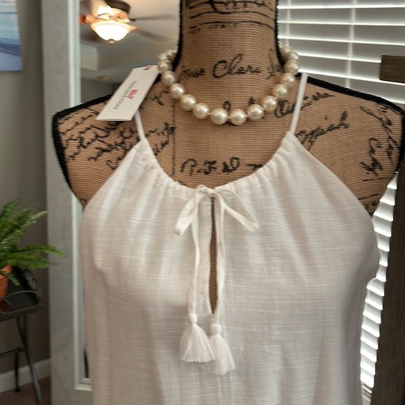 👙NWT👙- Vineyard Vines Eyelet Halter Dress size 10 - Picture 2 of 7